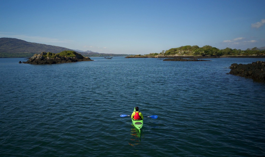 Unique kayak tour of Kenmare bay by Emerald Outdoors